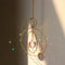Moon Crystal   Crystal Rainbow Maker Ornament Hanging Suncatcher