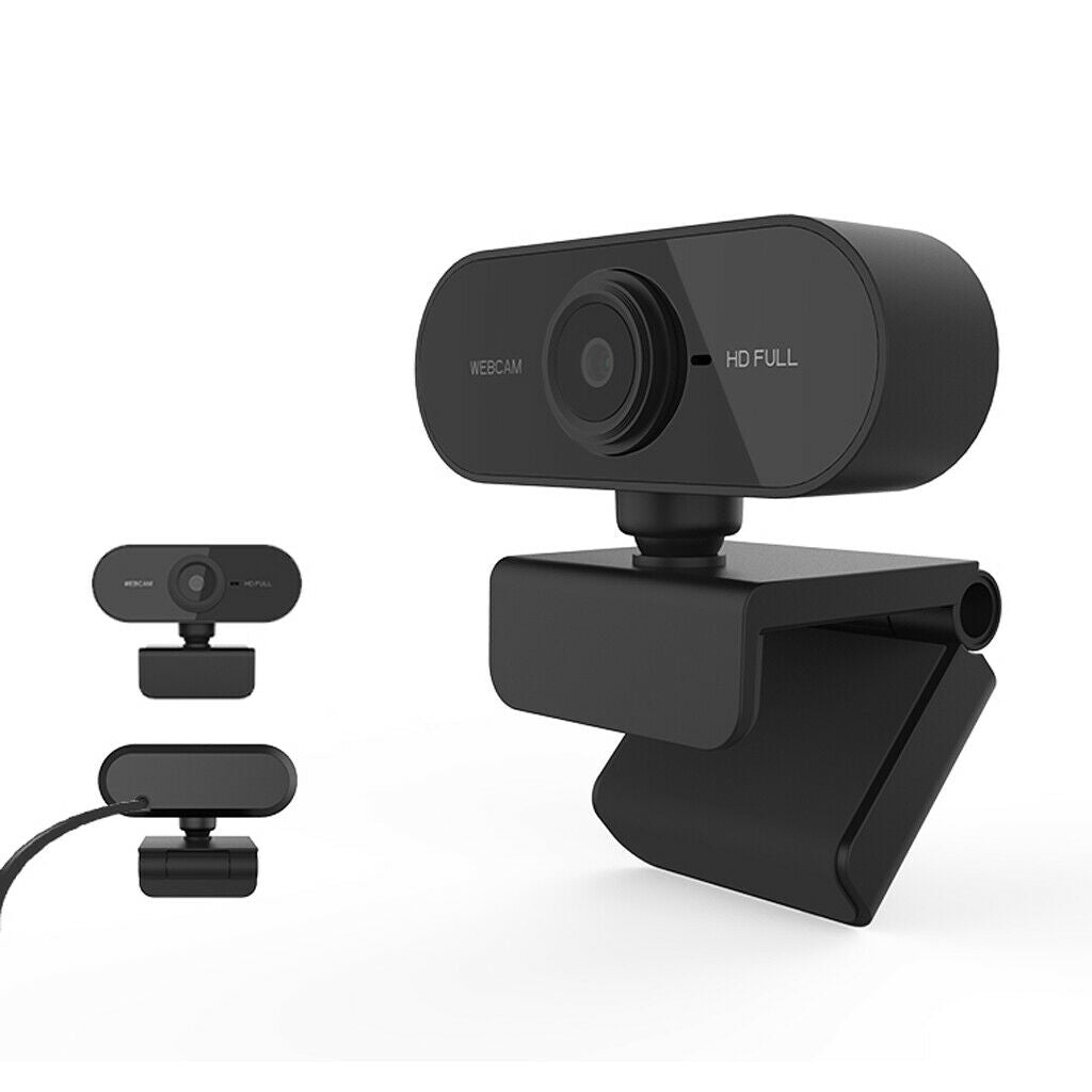 Smart 1080P HD Webcam PC Web Camera Cam Video Recording Built-in Microphone