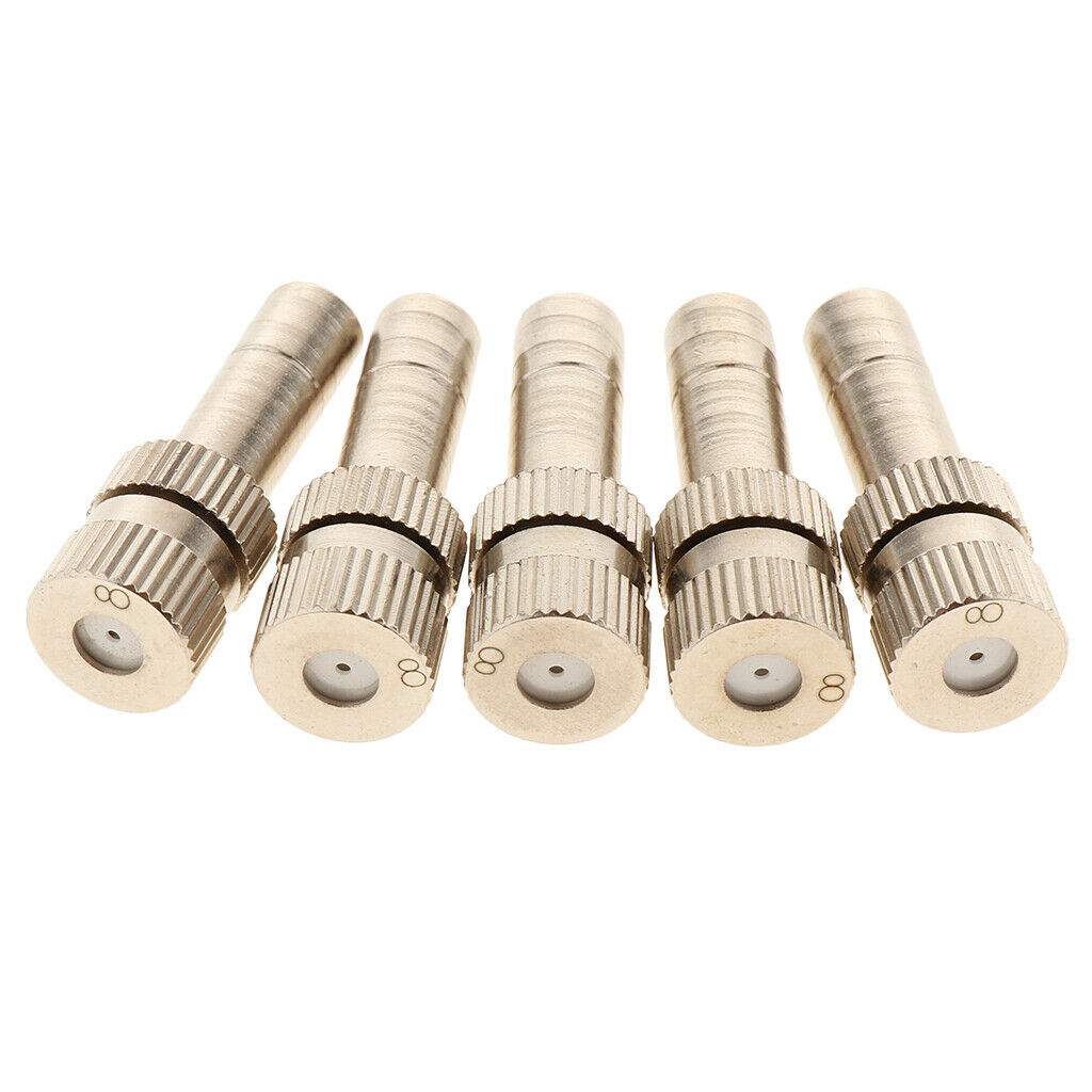 Low Pressure   Nozzle Mist Cooling Slip Lock Nozzles Two 0.8mm