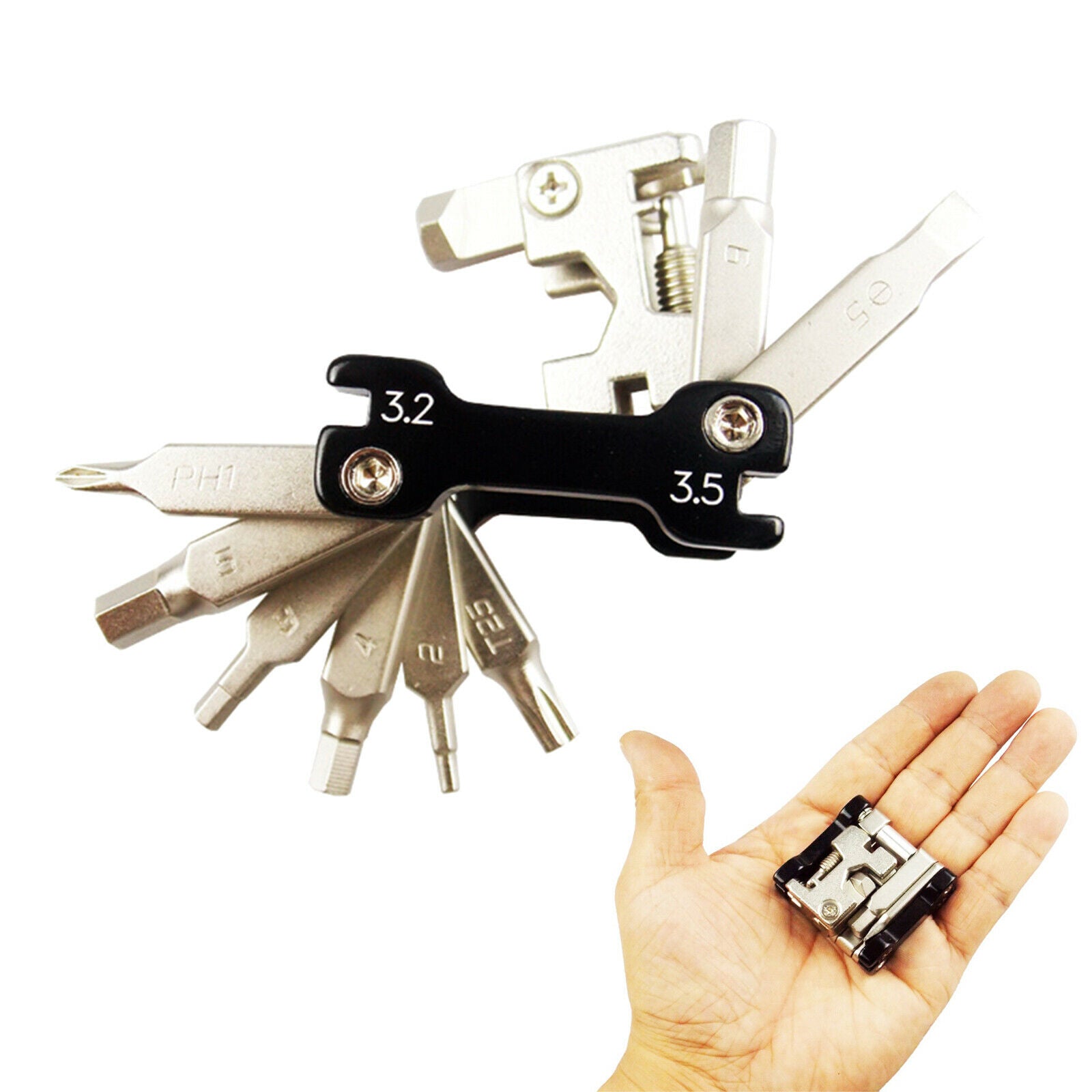 13 in 1 Pocket Bike Multi Tools Cycling Multifunction Repair Tool Fixed Set