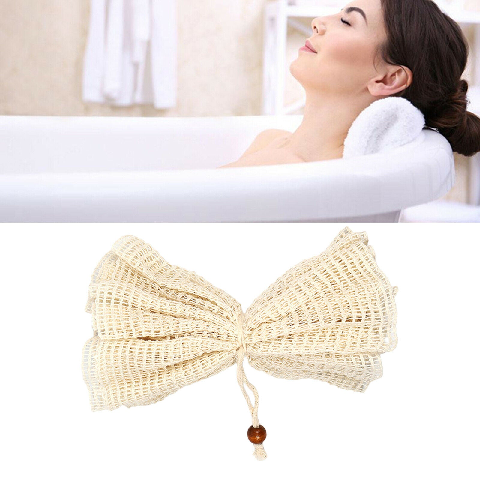 Sisal Bath Shower Loofah Sponge Ball Exfoliating Bath Sponge Neutral Color