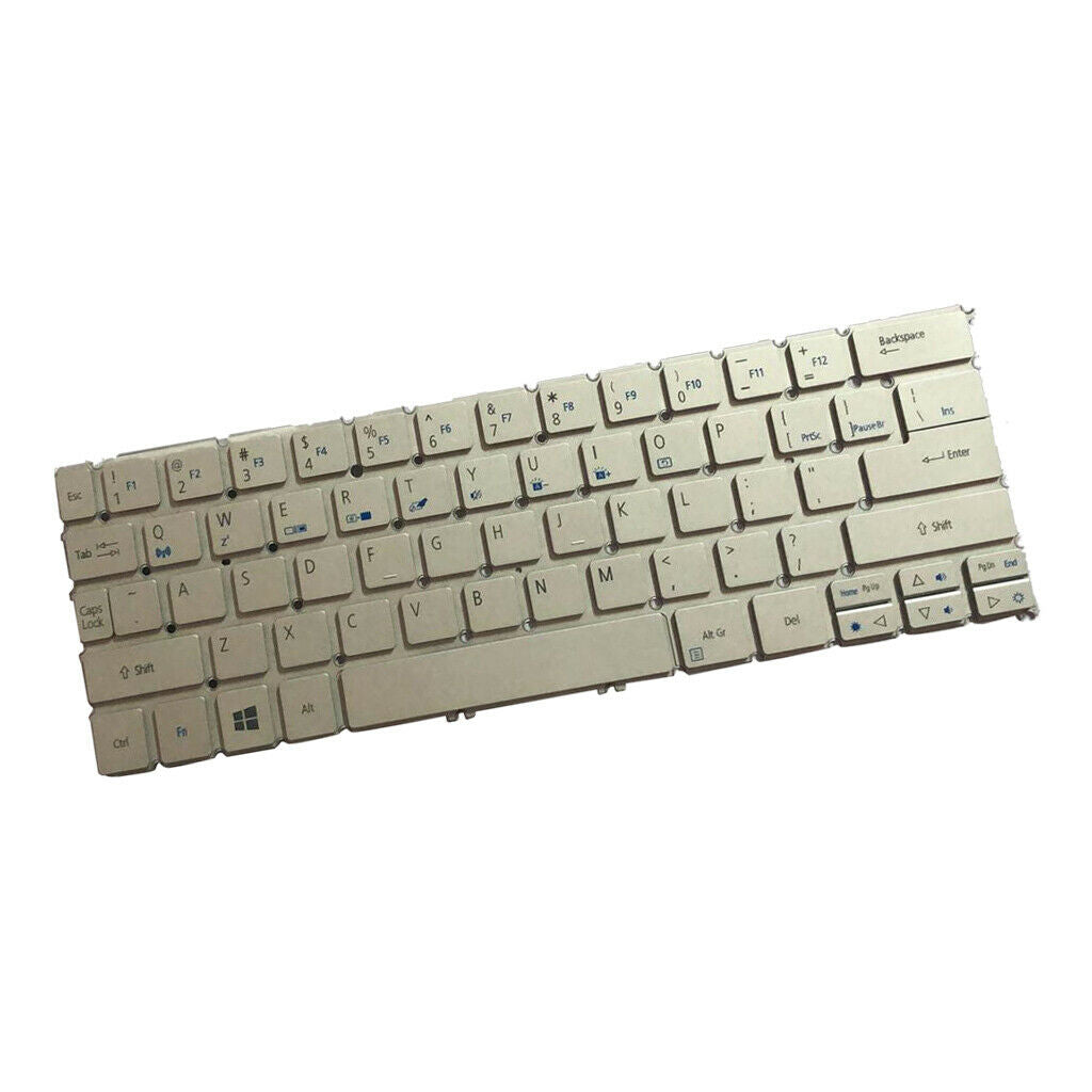Replacement US English Layout Keyboard White for Acer Aspire P3-131 P3-171