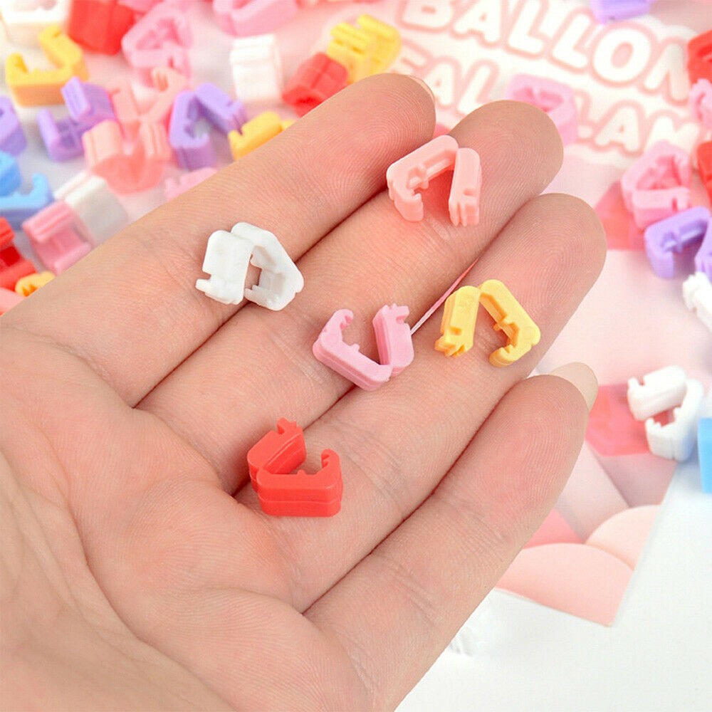 100x Balloon Sealing Clamp Clip Tie Helium Gas Air Wedding Home Party Accessory