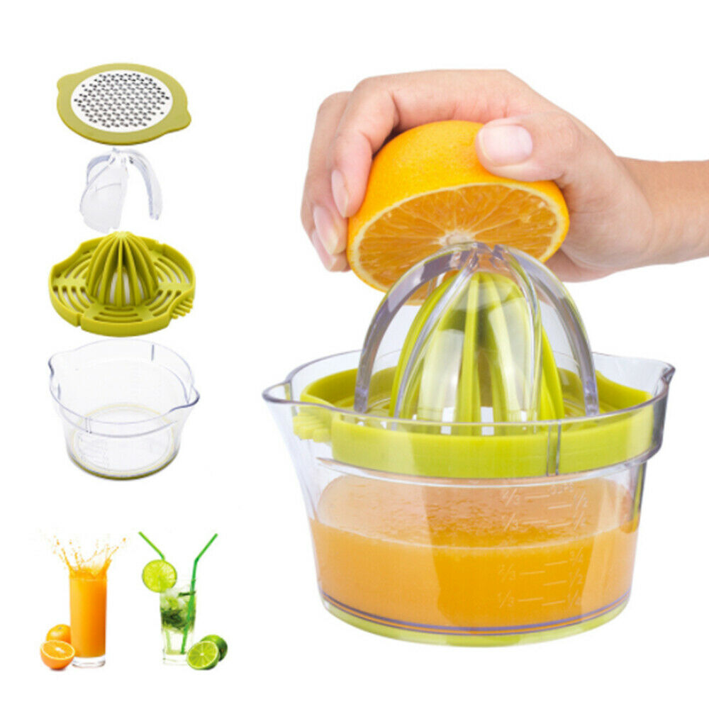 Multifunctional Manual Juicer 4 in1 Lemon Squeezer Orange Citrus Juicer with Cup