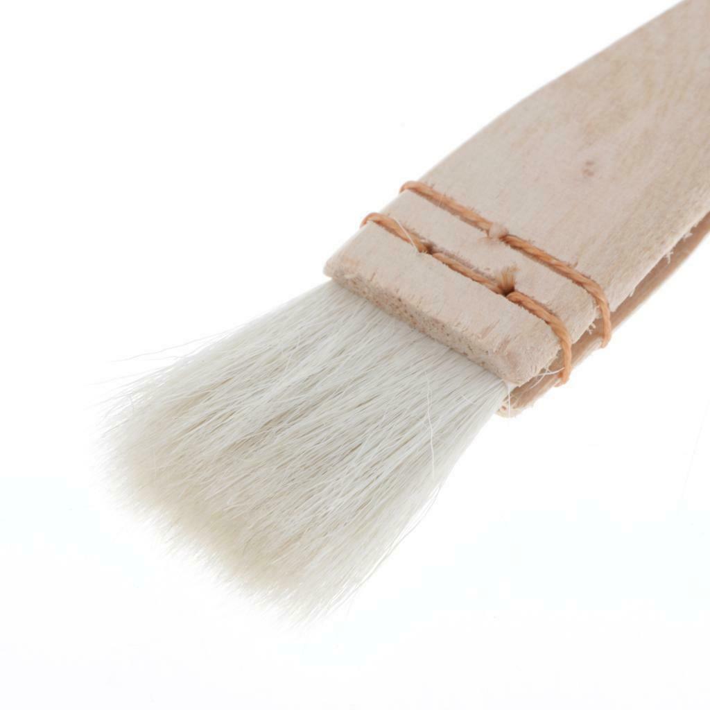 3x Professional Brushes Drawing Brushes Long Wood Handle Watercolor Painting