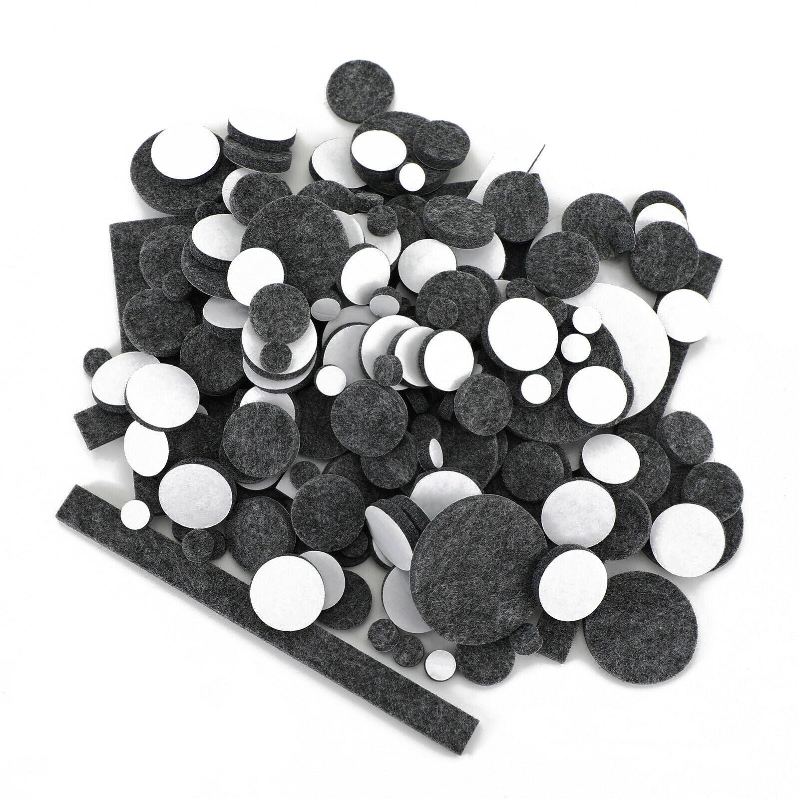 181Pcs Furniture Pads Chair Leg Floor Protectors Felt Pads Hardwood Floors Grey