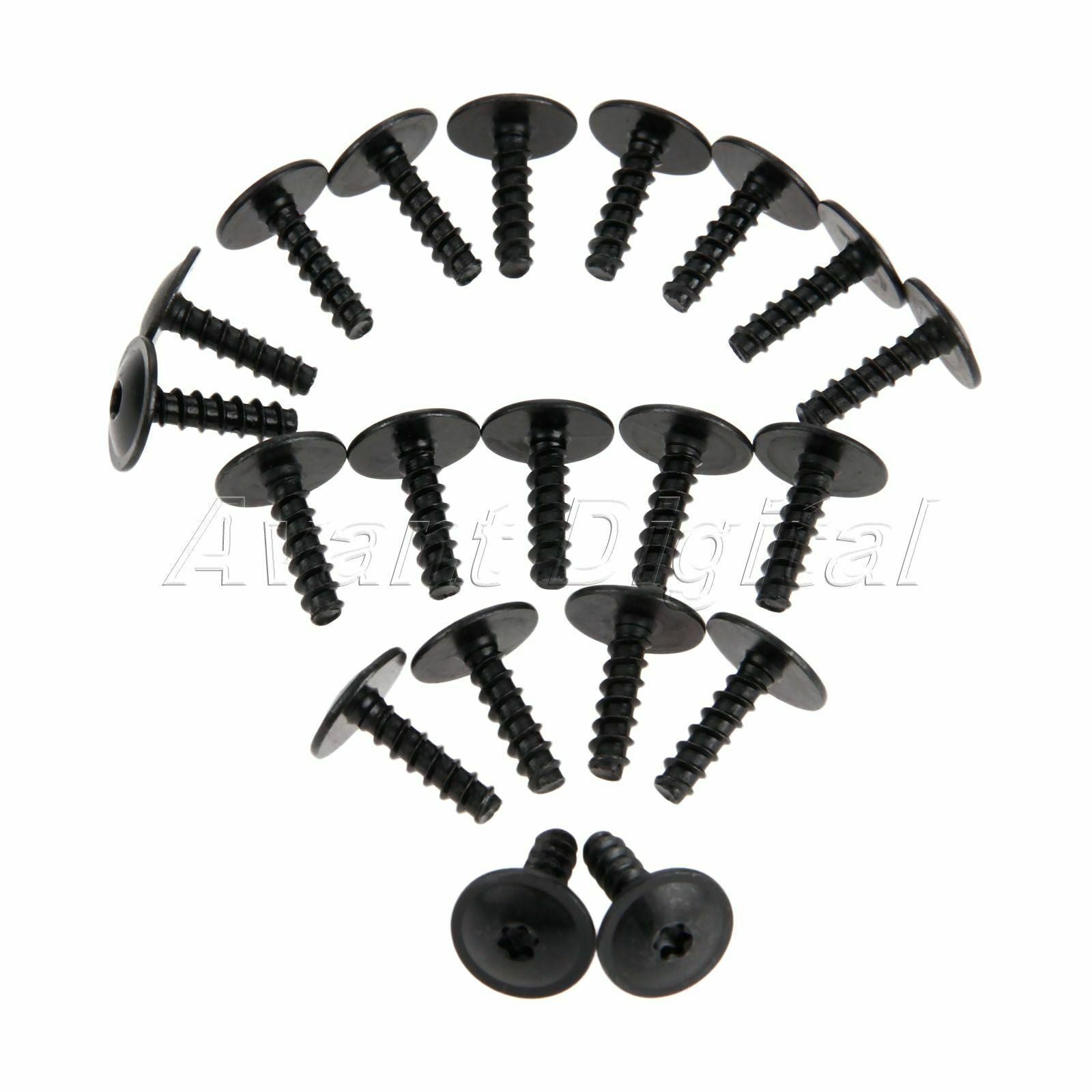 20 x Black Screws Metal Fit for many / models  Length 1.9cm N90775001