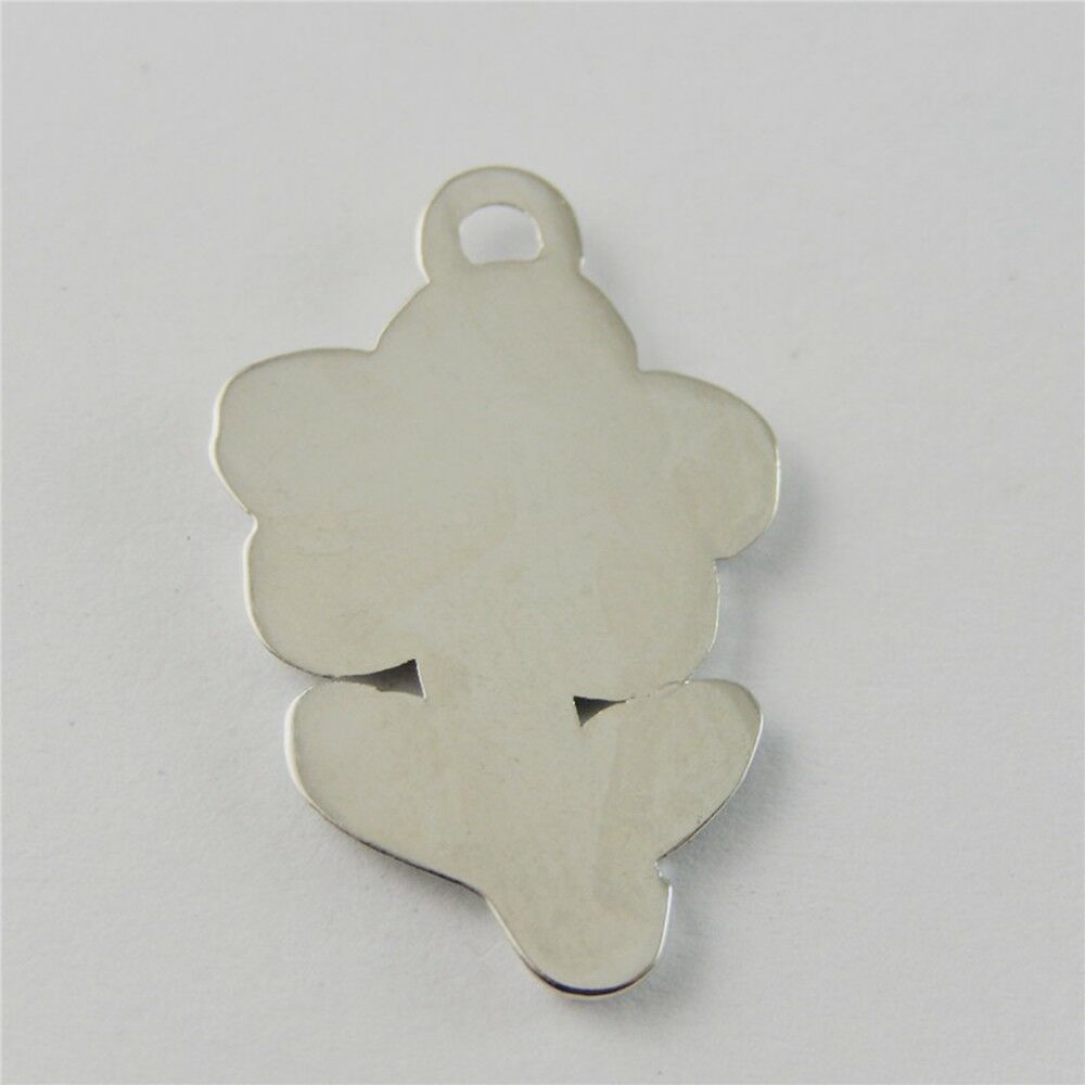 15pcs Assorted Color Alloy Enamel Flower Pendant Charm Jewelry Crafts 50866