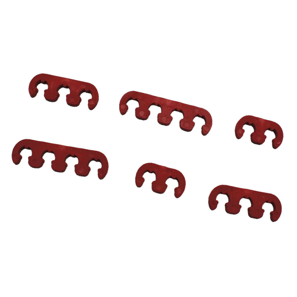 6x Plastic Spark Plug Wire Separators 7mm 8mm 9mm Universal For Chevy Ford