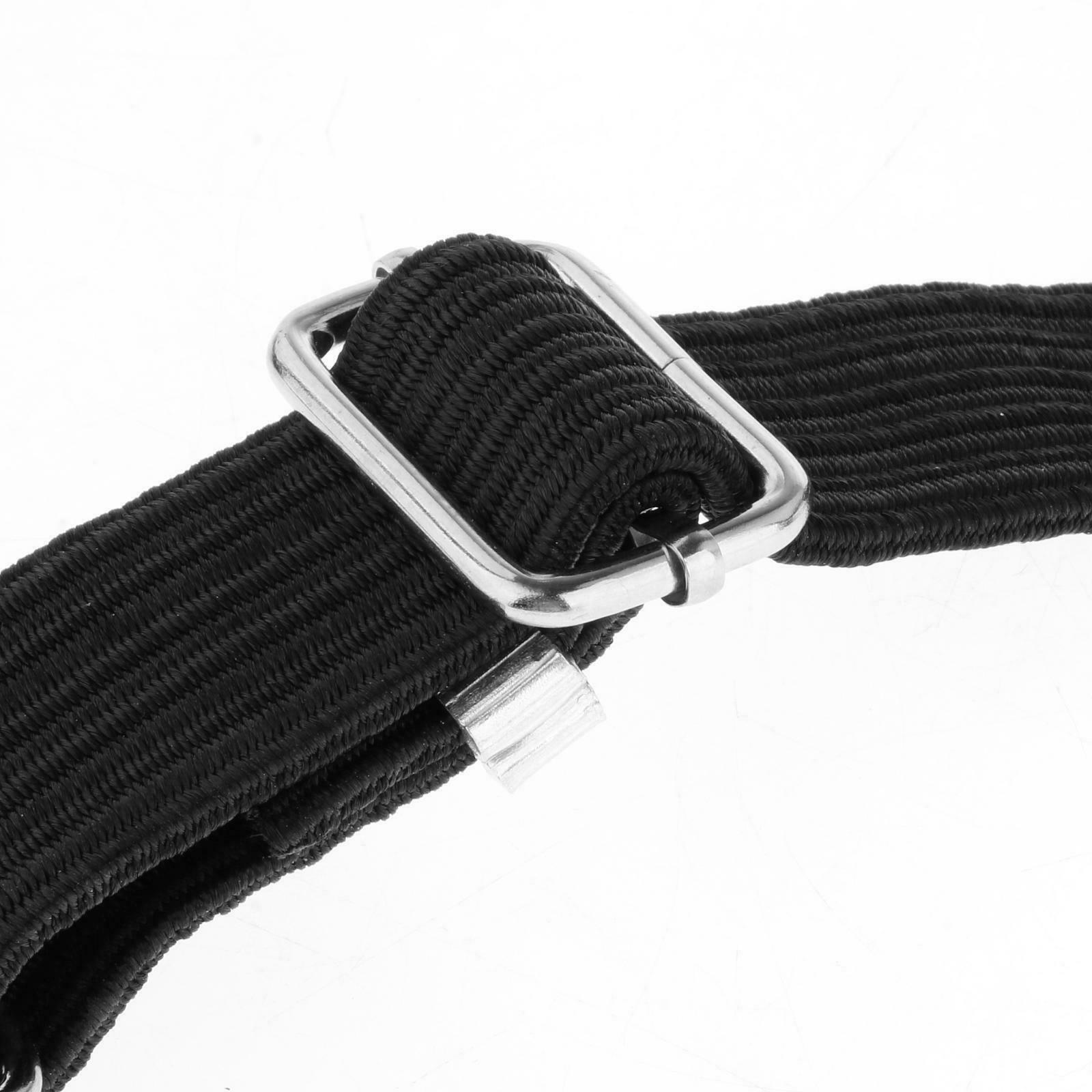 2x Bungee Cord Adjustable Motorcycle Cargo Rack Luggage Strap 0.5m Tie Downs