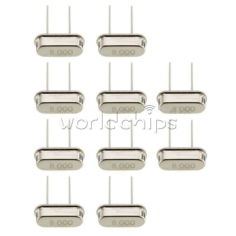 20PCS 8.000MHZ 8 MHZ 8M HZ Crystal Oscillator HC-49S
