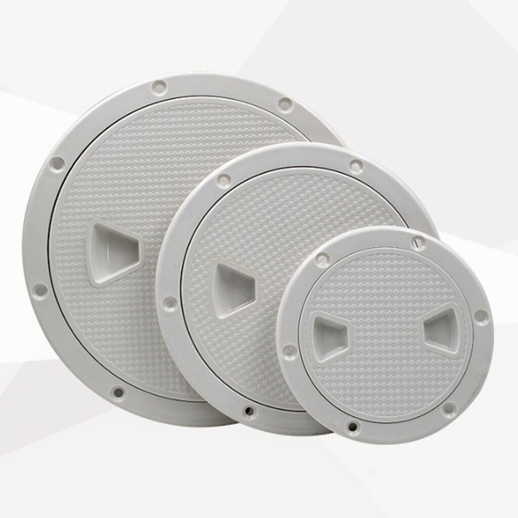 ABS Plastic Non Slip Round 8" Deck Inspection Hatch For Marine Water Tight