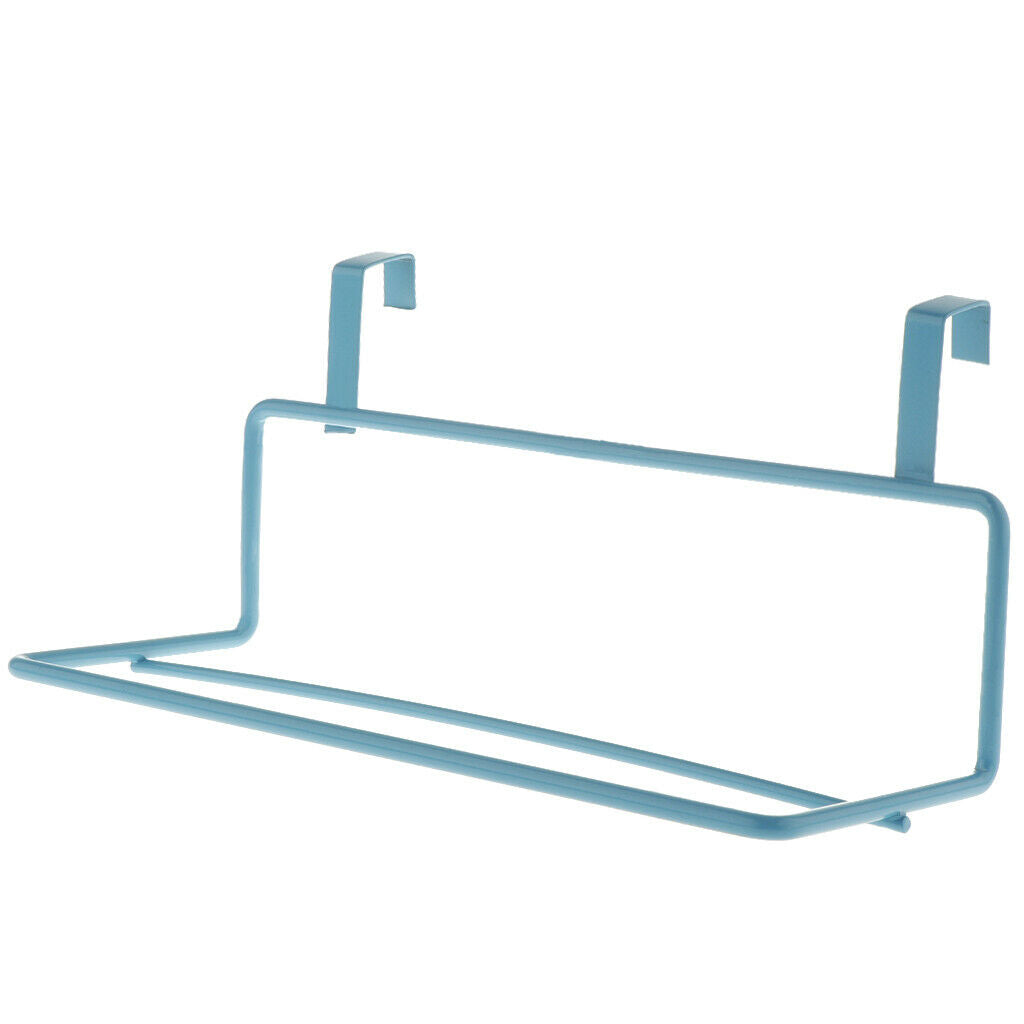 Multi-functional Over the Door Towel Rack Bathroom Towel Hanger Blue