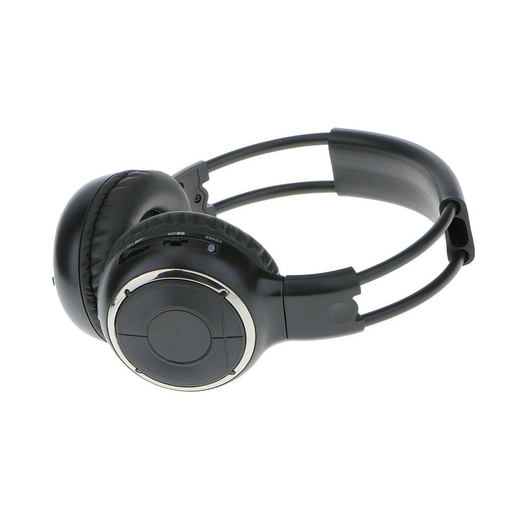 Infrared Stereo Wireless Headphone Headset IR for Car DVD Player Headrest