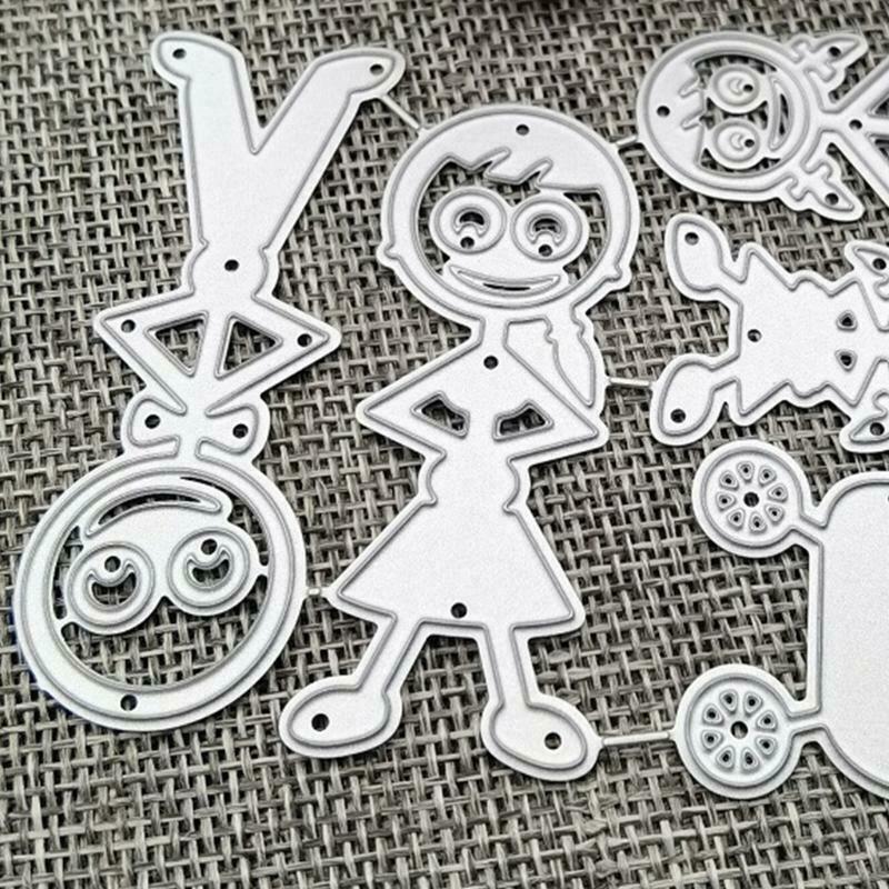 Family Metal Cutting Dies Stencil DIY Scrapbooking Album Paper Card Making
