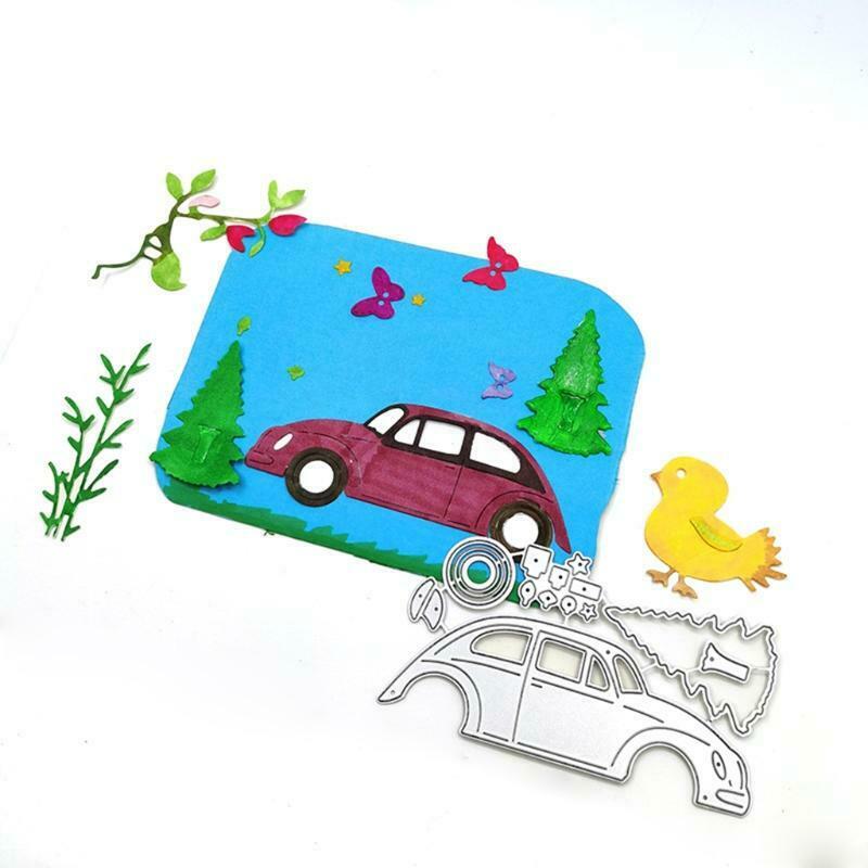 Highway Scenery Metal Cutting Dies Stencil Scrapbooking DIY Album Stamp Paper