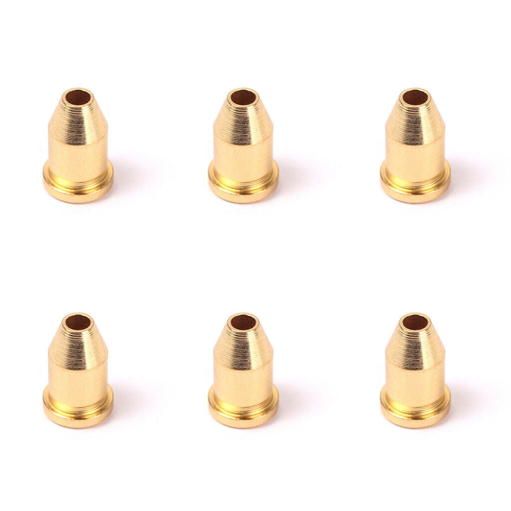 2x 6 Pieces Electric Guitar String Ferrules Bushing Guitar Parts Replacements
