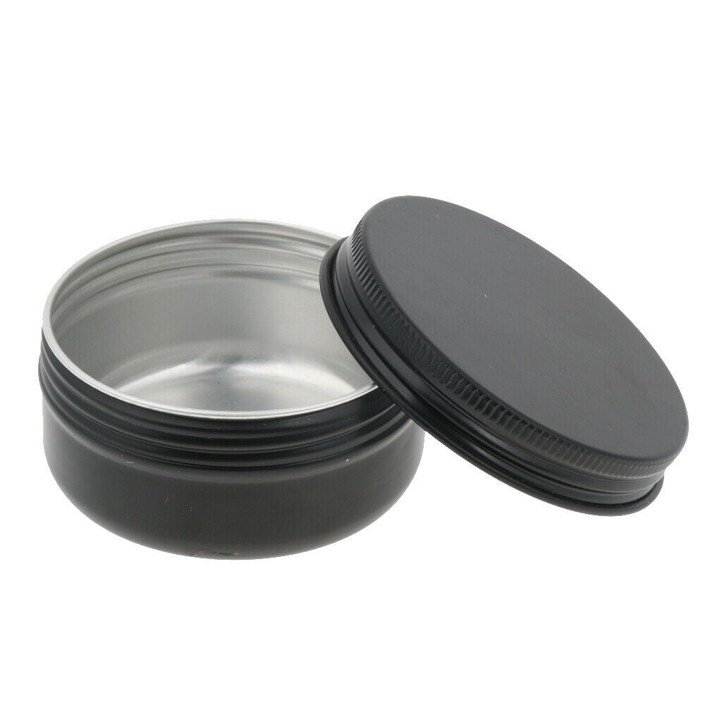 40Pieces Empty Metal Cosmetic Containers Travel Tins Makeup Sample Jars 50g