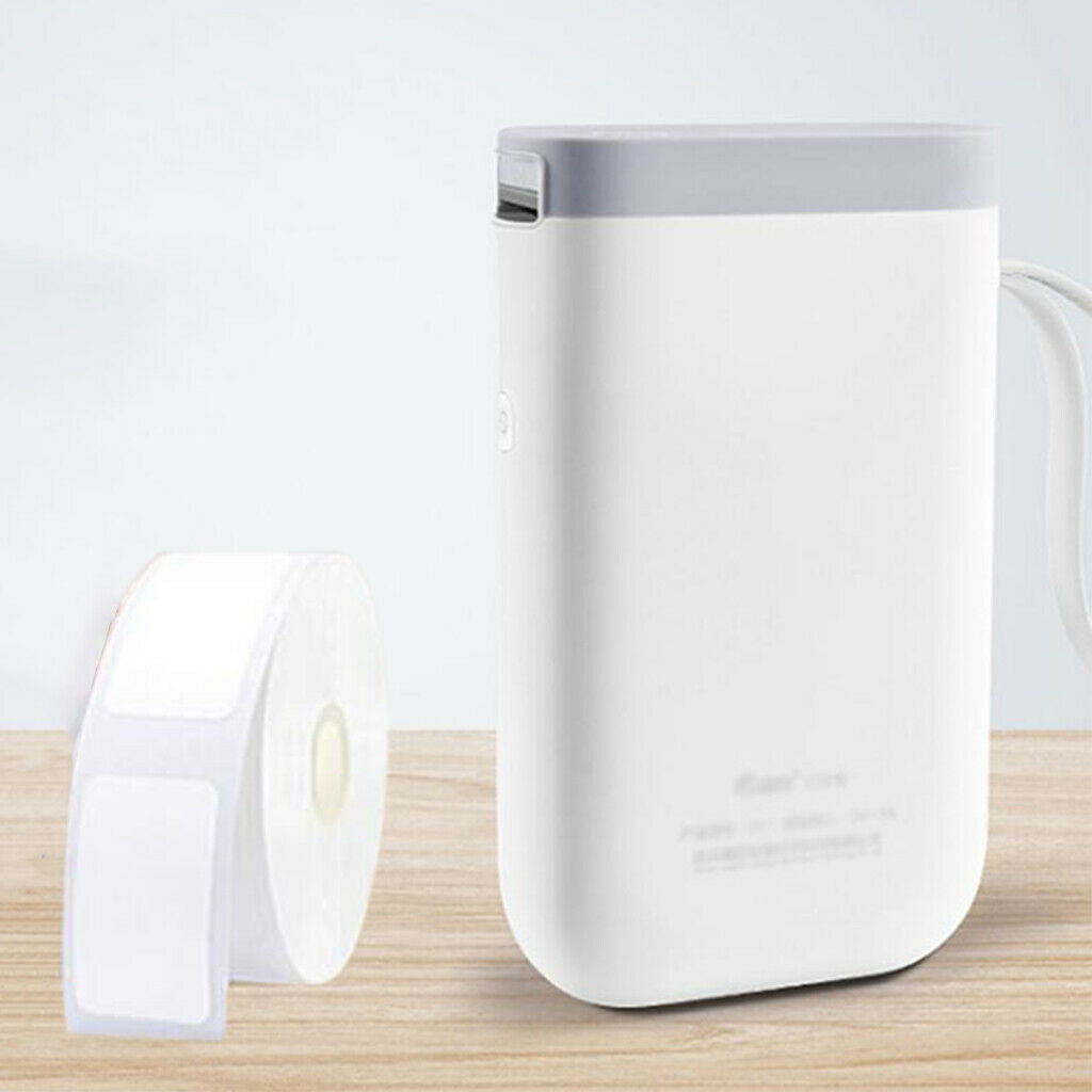 Handheld Pocket Price Tag Name Thermal Label Printer + 1 Roll Print Paper