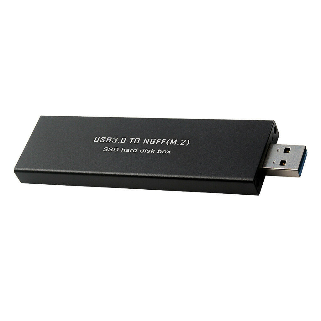 USB3.0 TO M.2 NGFF SSD External Enclosure Storage Case Adapter Aluminium Box