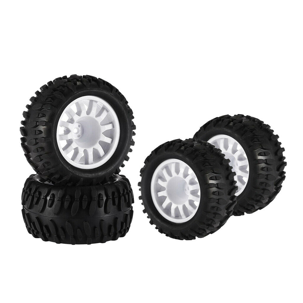 1/16 RC Car Truck Wheel Tyres Tire 4Pcs for HSP HPI ZD Racing Monster Trucks