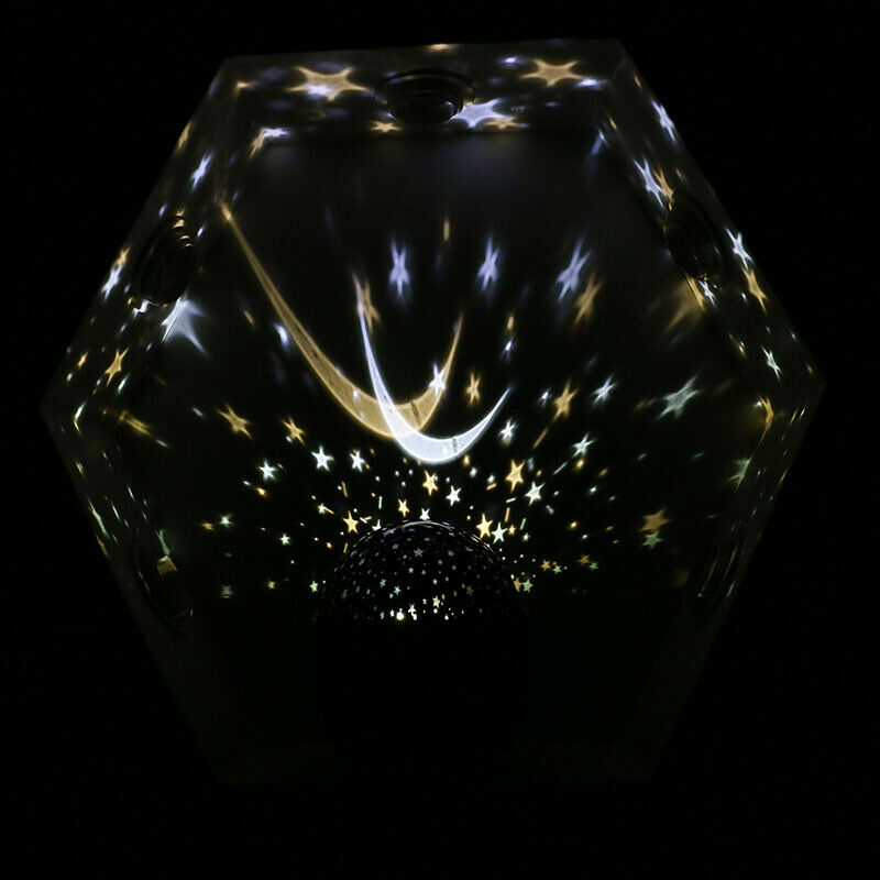Starry Sky LED Projection Lamp Voice Control Romantic Starry Night Light ChildU4