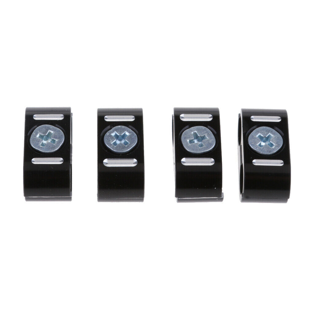 Pack of 4 Metal Dual Brake Throttle Cable Clamp Separator Wire Spacer Organizer