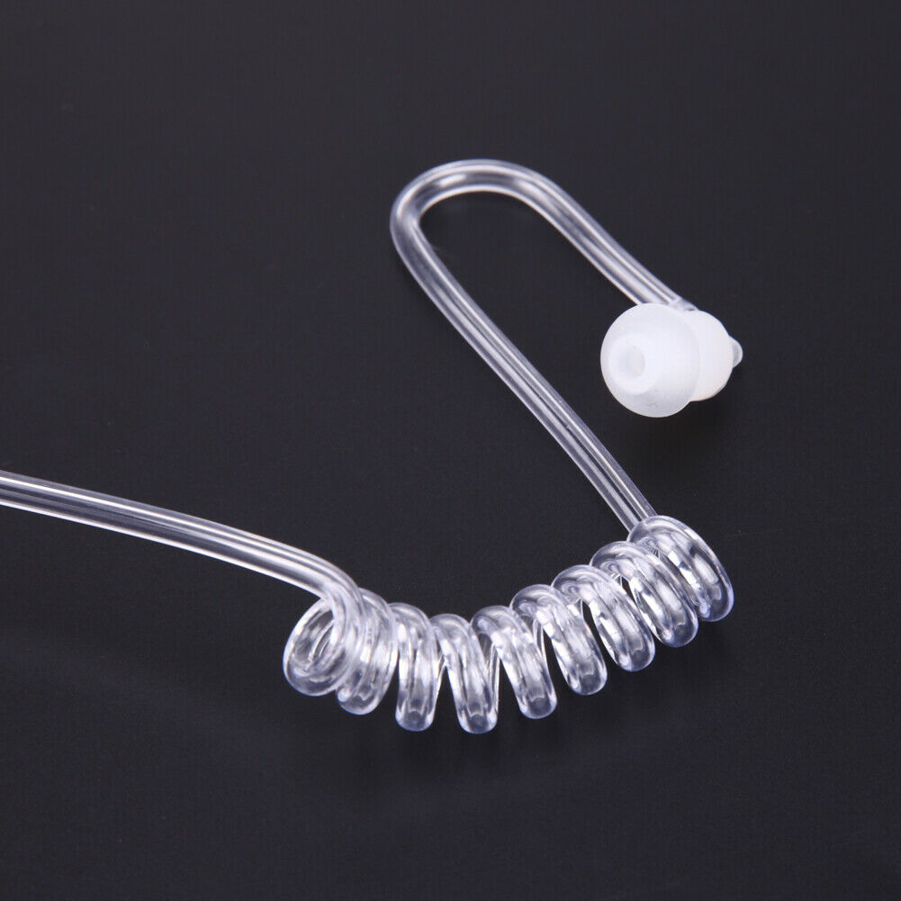 2 Pin Covert Acoustic Tube Earpiece Headset PTT Throat MIC for Baofeng UV5R @