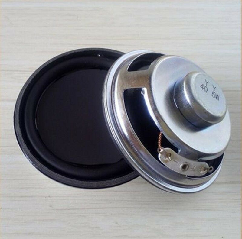 2pcs 2.5"inch 66mm Speaker 4Ω 5W Round loudspeaker Black Pot bottom cap