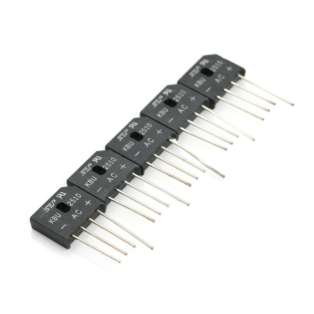 5Pcs 25A 1000V Diode Bridge Rectifier KBU2510 A CyH SJ