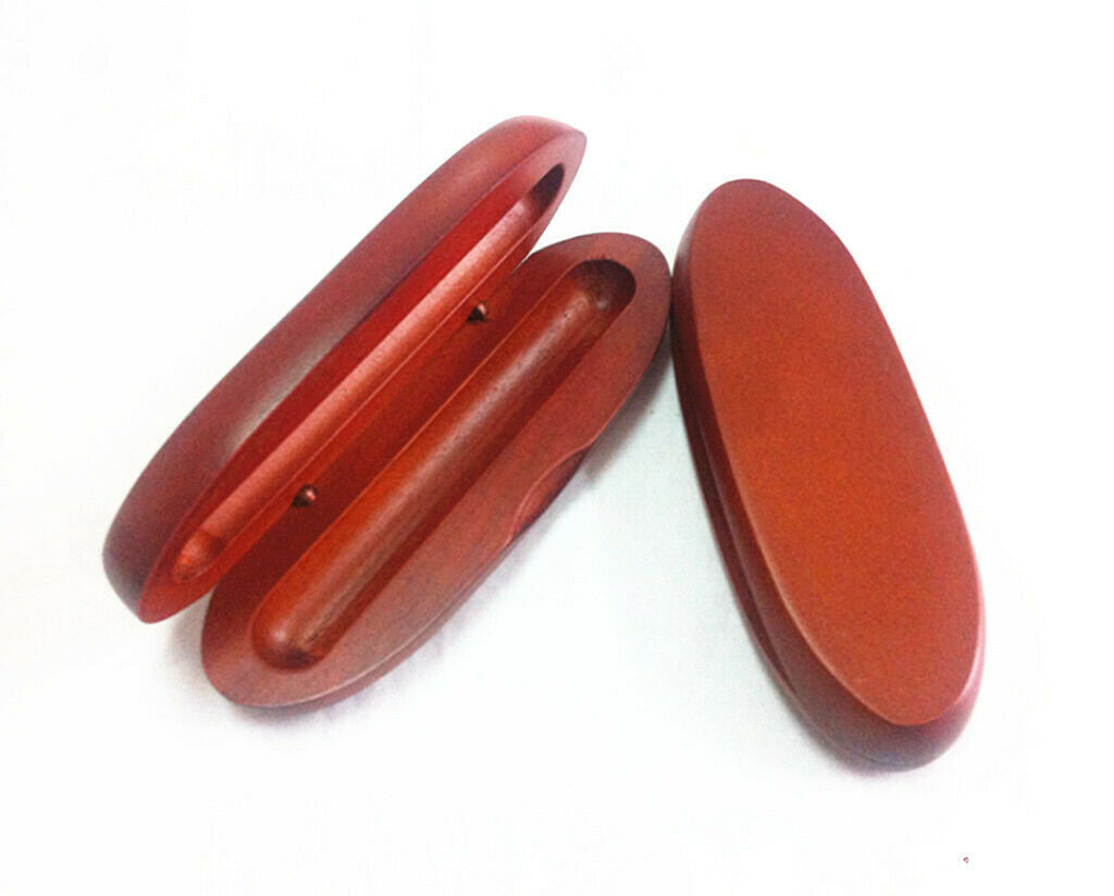 Exquisite Single Pencil Pen Case Ball Pen Fountain Pen Storage Box - Oval
