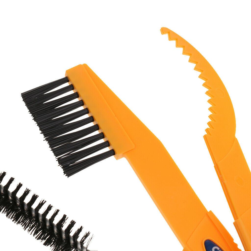 6x Bike Clean Kit Bicycle Tyre Clean Brush Chain Wash Cleaning Gloves Tools