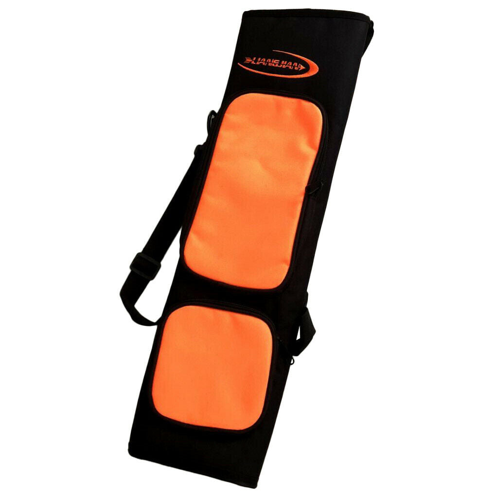Canvas Back Archery Arrow Quiver Arrow Holder Bag Hunting Equipment orange