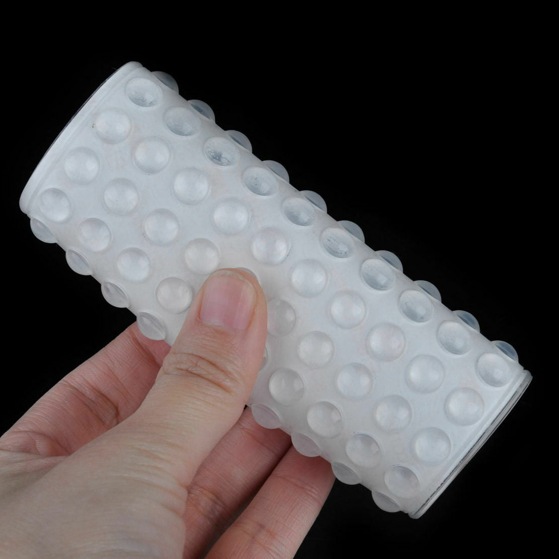 200pc 8x3mm Clear Self-Adhesive Round Rubber Feet Bumper Pads Door Furniture Pad