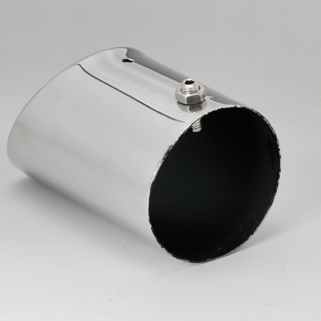 2X STAINLESS STEEL EXHAUST TAIL REAR MUFFLER TIP PIPE Fit for VW Passat B6 CC An