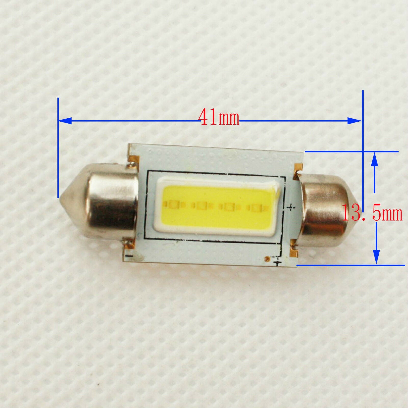 2W 31MM/36MM/41mm 6000K WHITE COB MAP/DOME INTERIOR LIGHTS BULBS Festoon LED 12V