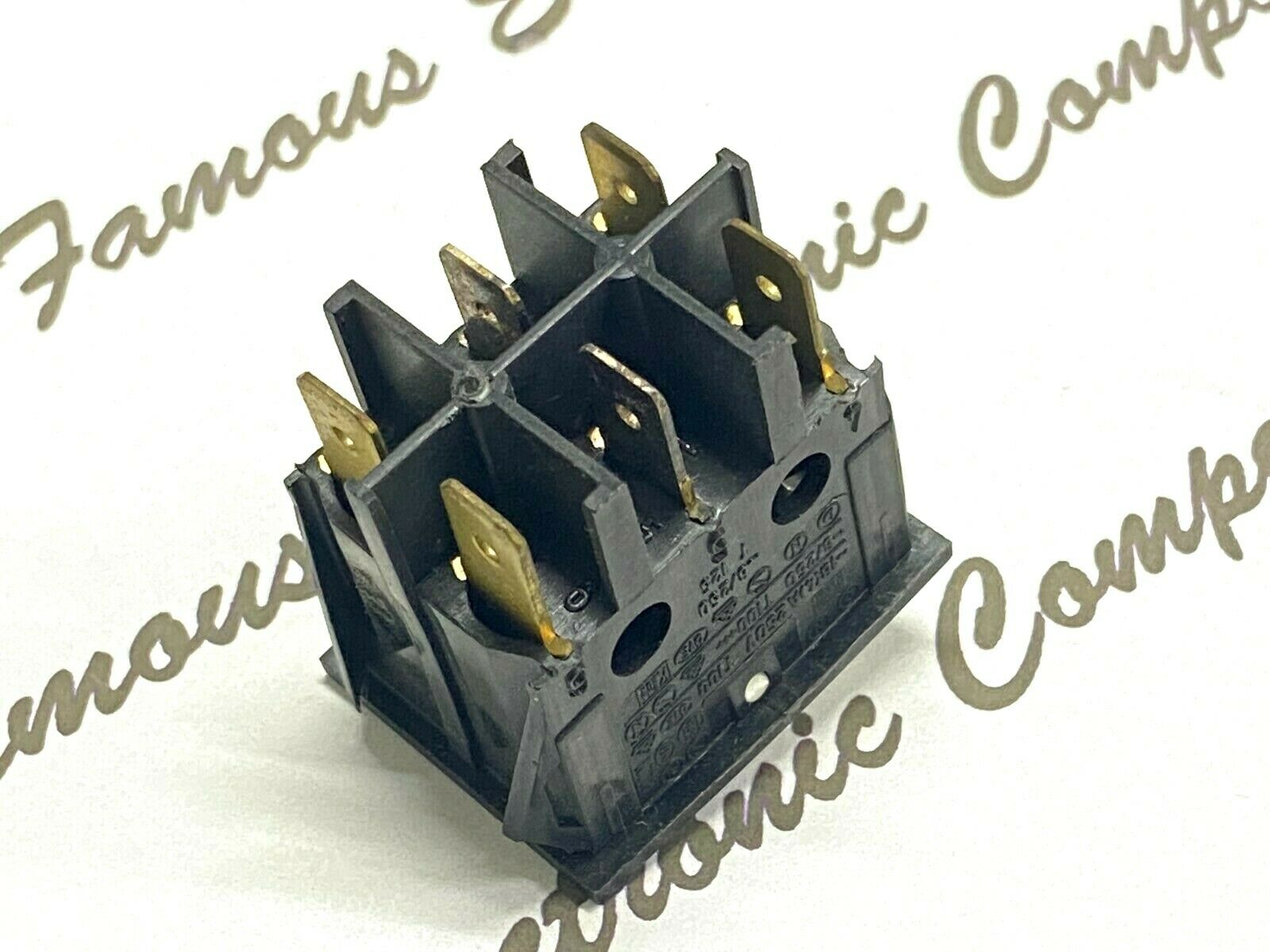 1pcs - Dreefs T105 2Wi Xii 16A/250VAC ON-ON White  Rocker Switch