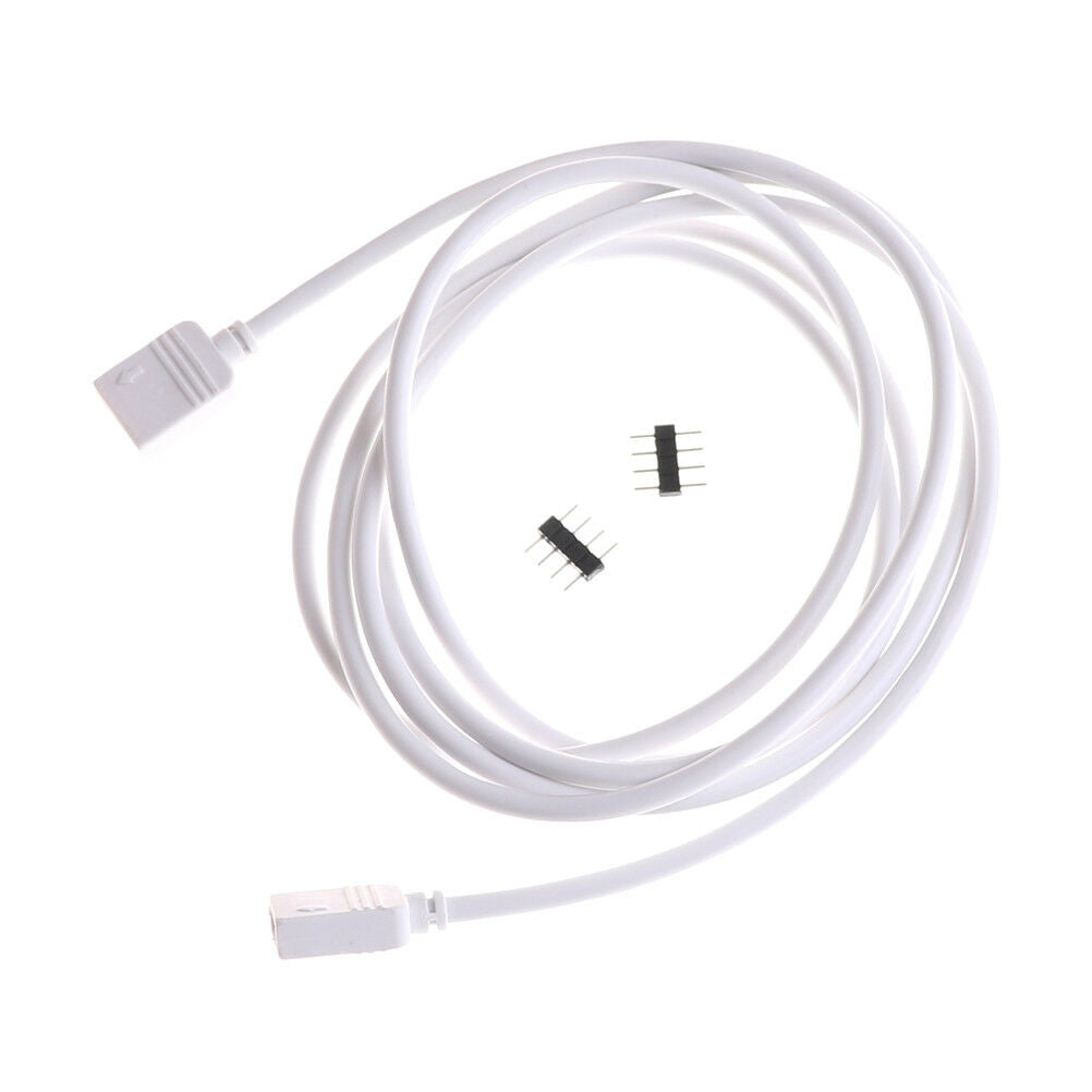 LED Strips RGB 4 Pin Female to Female Connector Extension Cable 1.5m Whit.l8