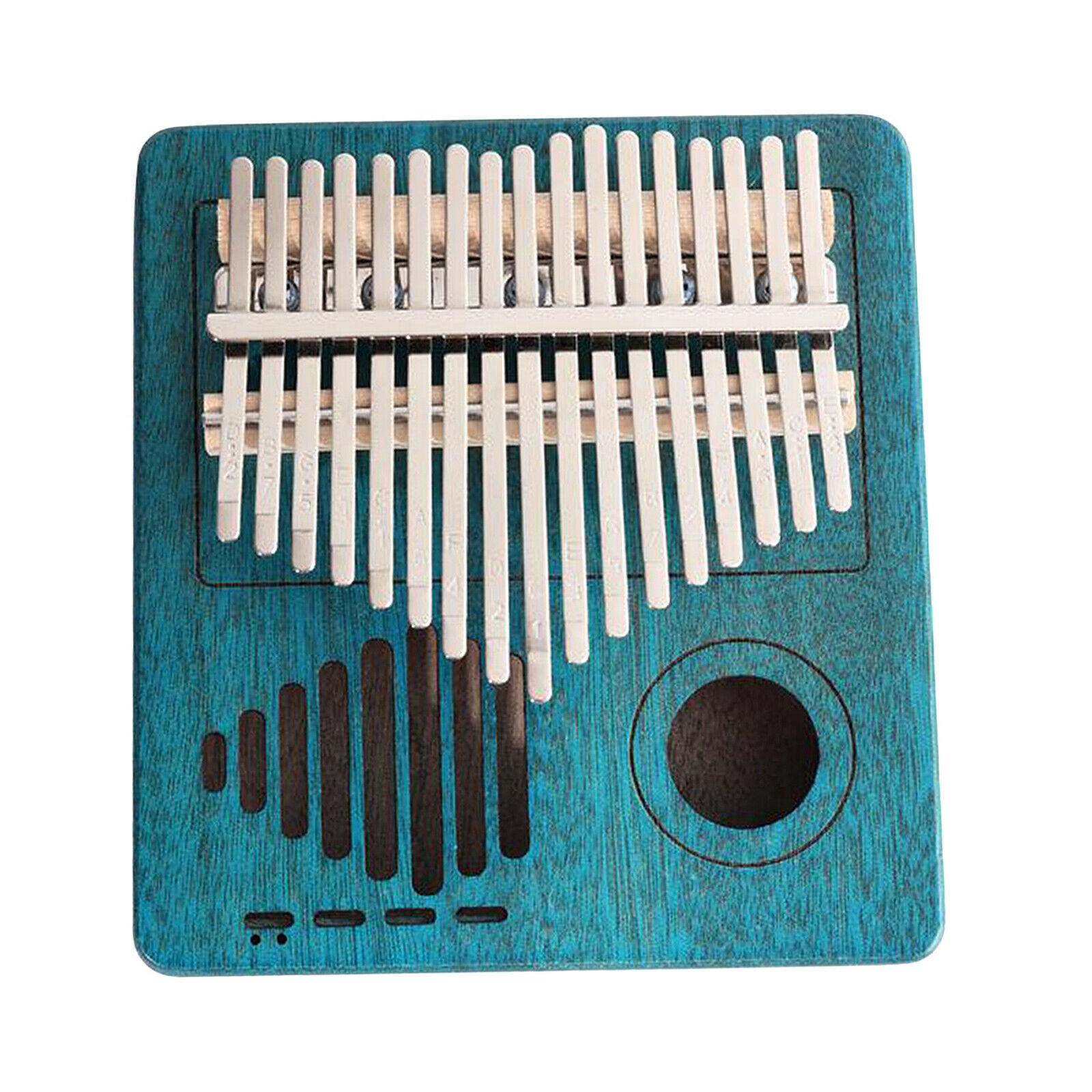 Kalimba 17 Key Thumb Piano Wooden Mbira Musical Instrument w/ Bag Stickers