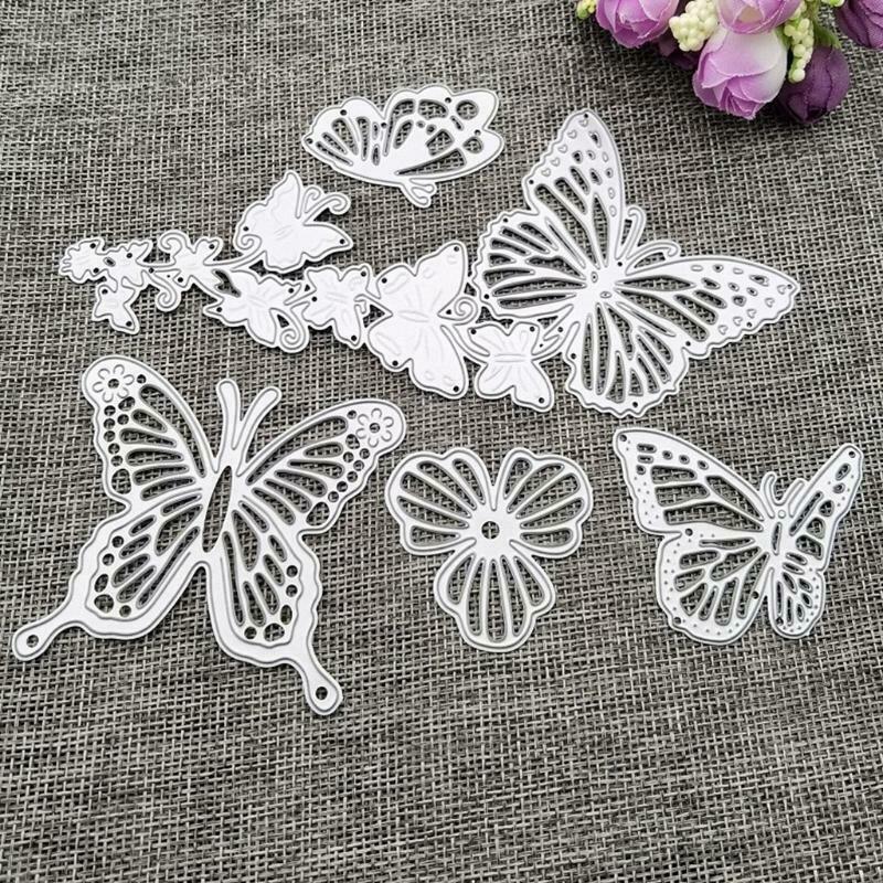Butterfy Metal Cutting Dies Stencil DIY Scrapbooking Album Paper Card Template