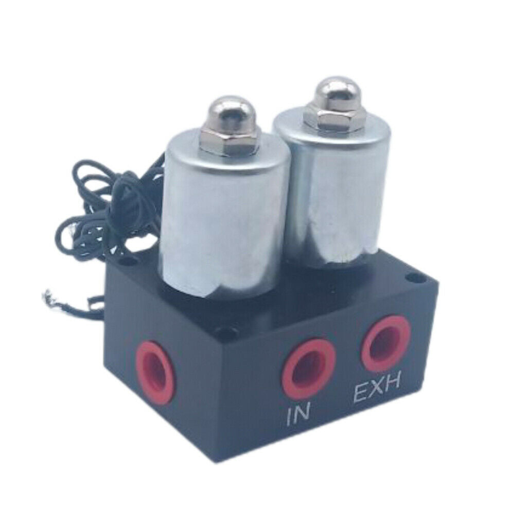 12v Solenoid Valve Air ride Suspension manifold pneumatic shock absorber double