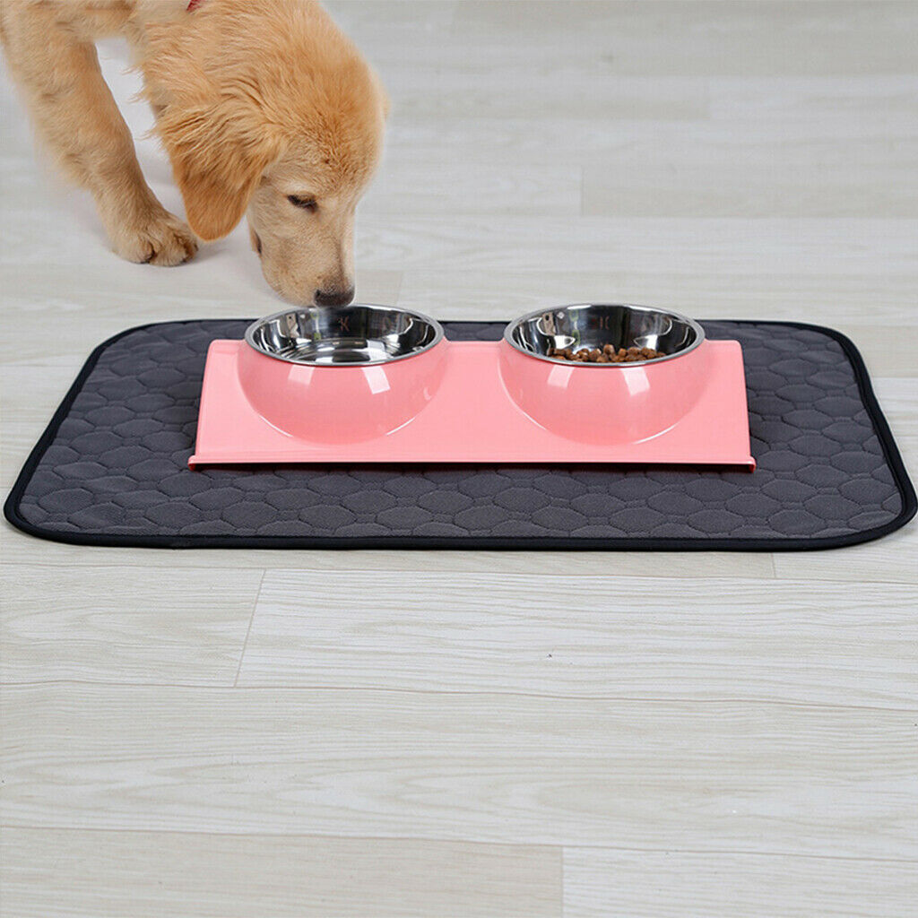 Washable Pet Dog Pee Pad Dog Training Obedience Pee Pad For Cat Dog Black-S