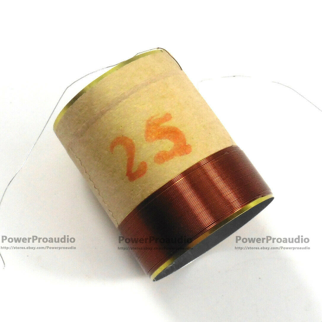 2pcs 25.5mm Voice coil Copper wire 8 Ohm For Loudspeaker Repair Tweeter 2layers