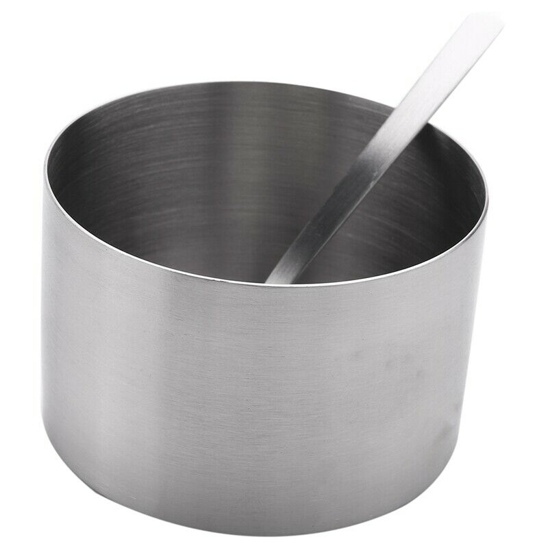 Stainless Steel Sugar Bowl And Sugar Spoon, Multi-Function Sugar Container SpiE9