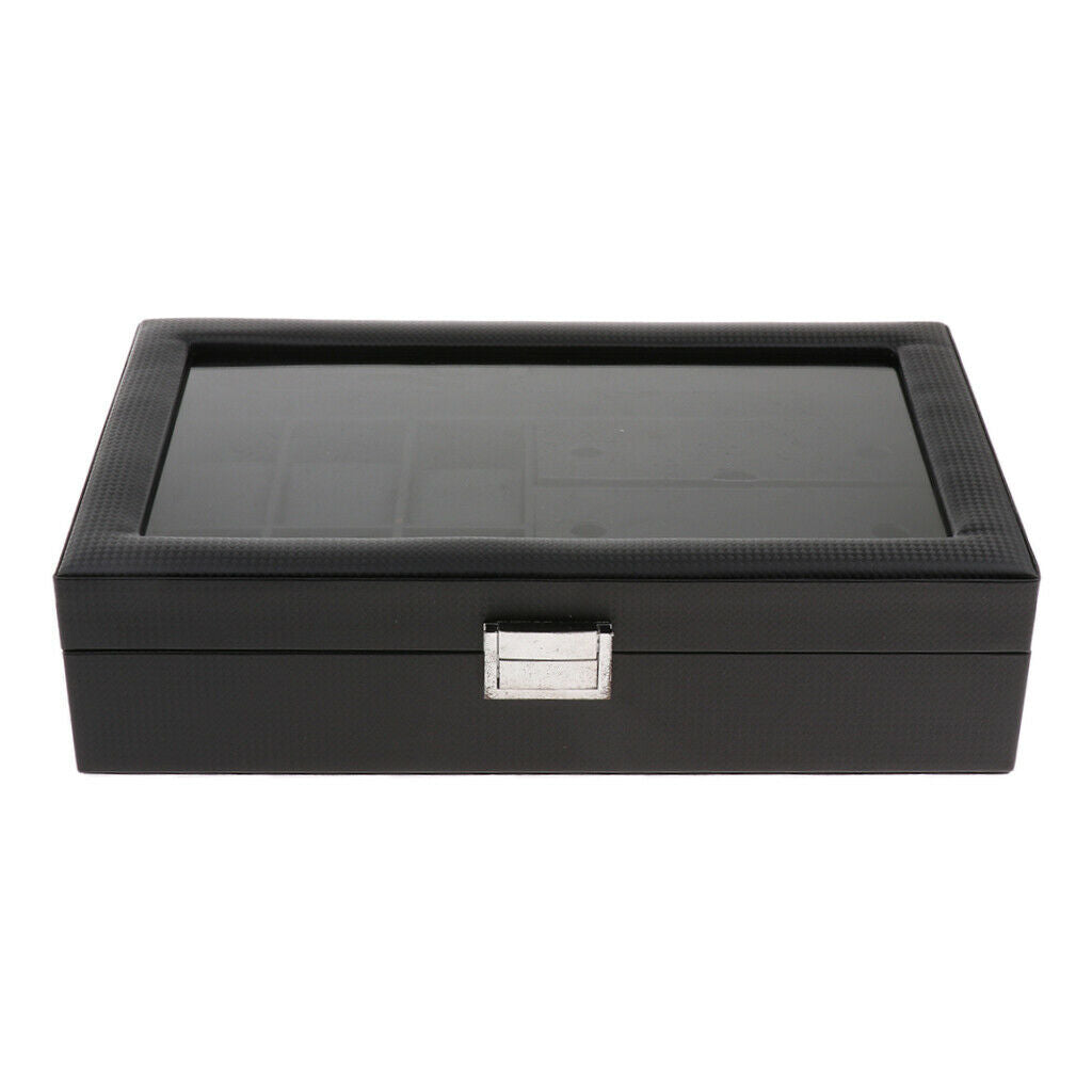 Luxury Watch Storage Case Eyewear Display Case for Men Women Black