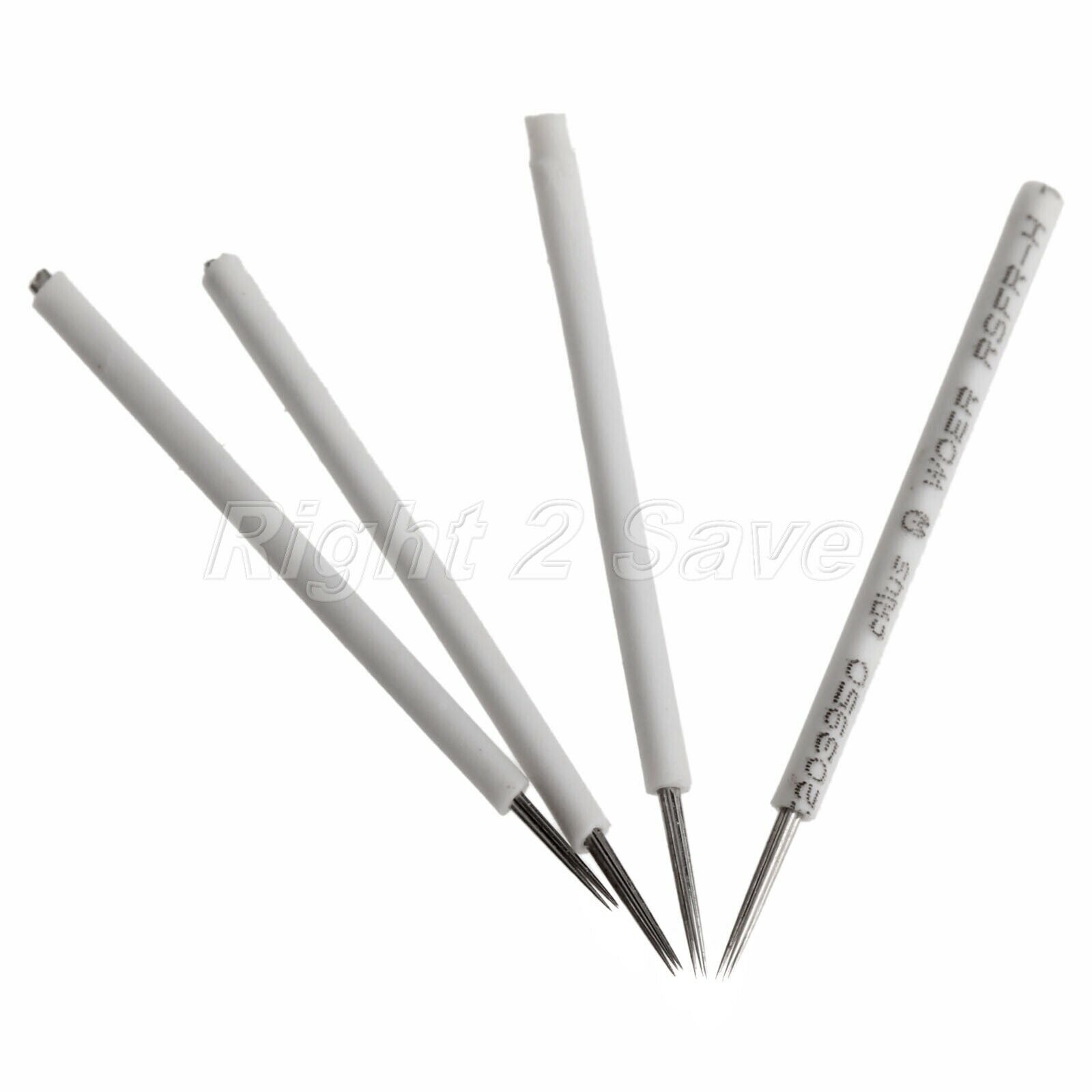 3 Pin Round Fog Eyebrow Needles 10/50Pcs Machine Microblading Manual Tattoo Pen