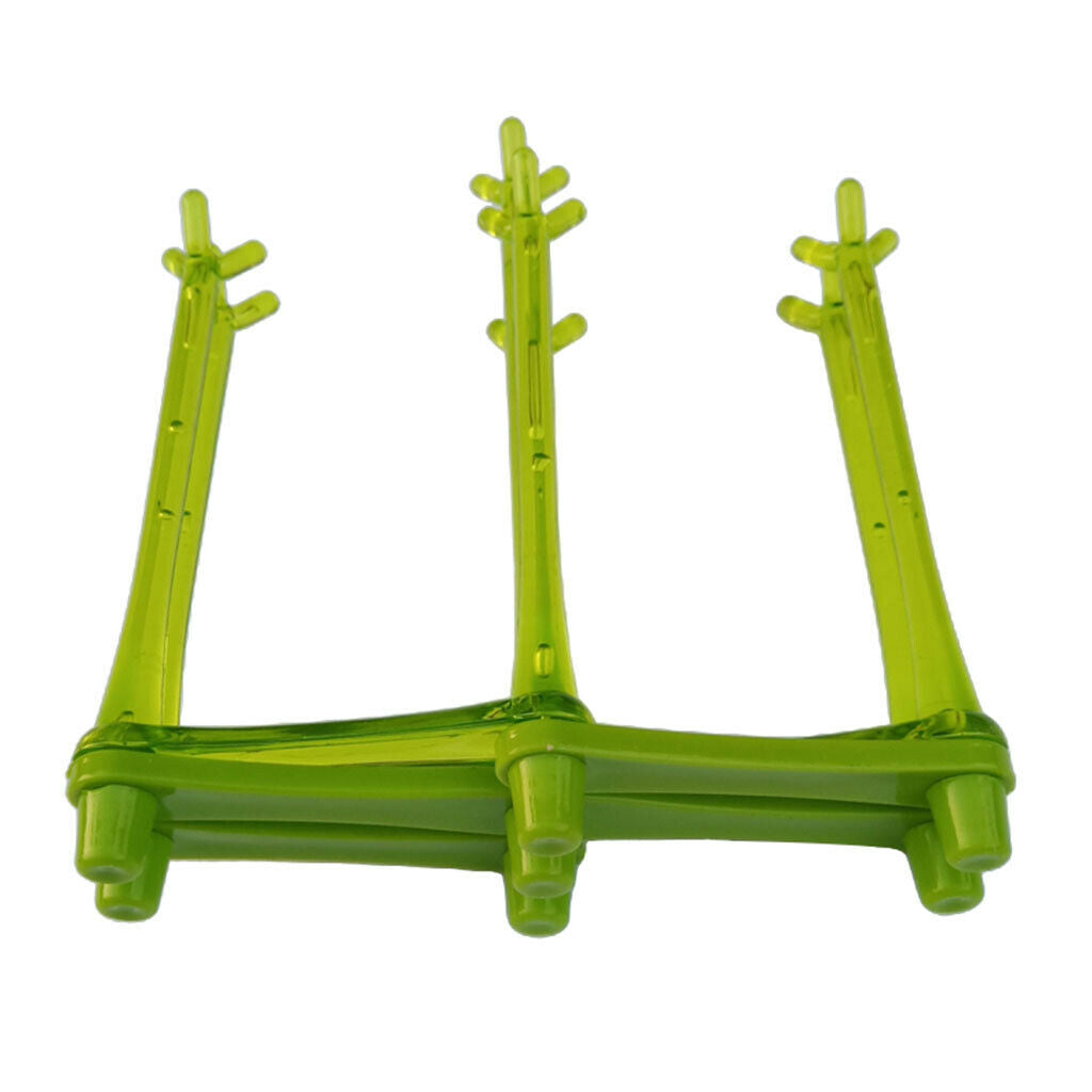 Plastic Retractable Drying Rack Drinking Glass Drainer Stand For Countertop