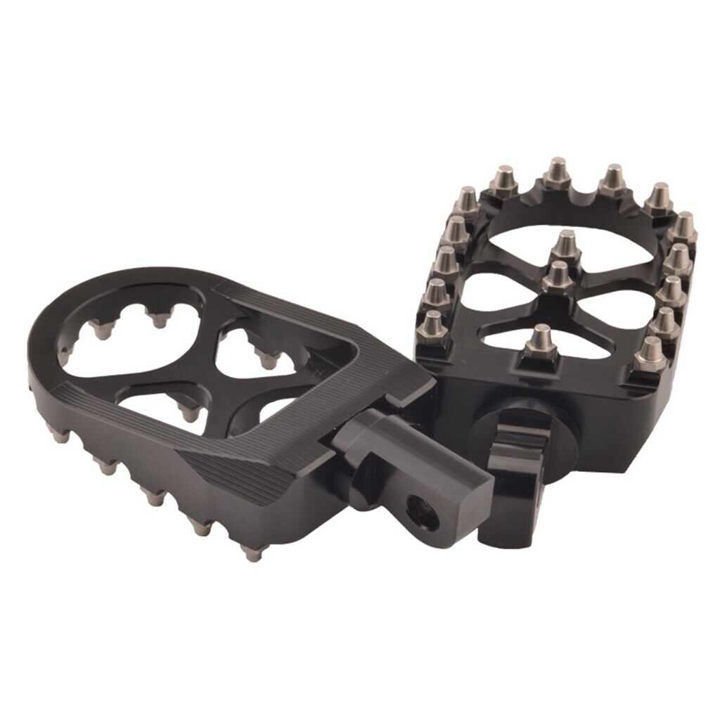 Universal CNC Motorcycle Foot Peg Rest Pedals Floor Boards Compatible for Custom
