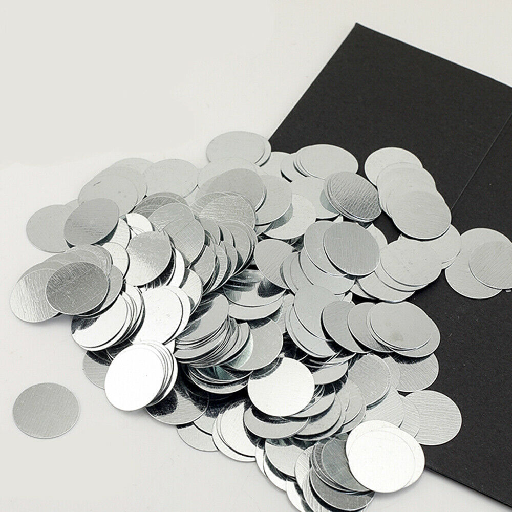 50PCS Round Galvanized Iron Sheet Disc Plate Pane Zinc Plated Metal DIY 25x0.3mm