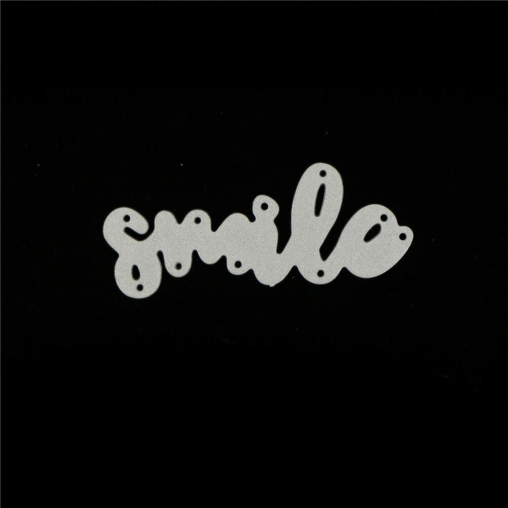 Thanks Hello Love Smile Metal Cutting Dies for DIY Scrapbook Album Paper .l8